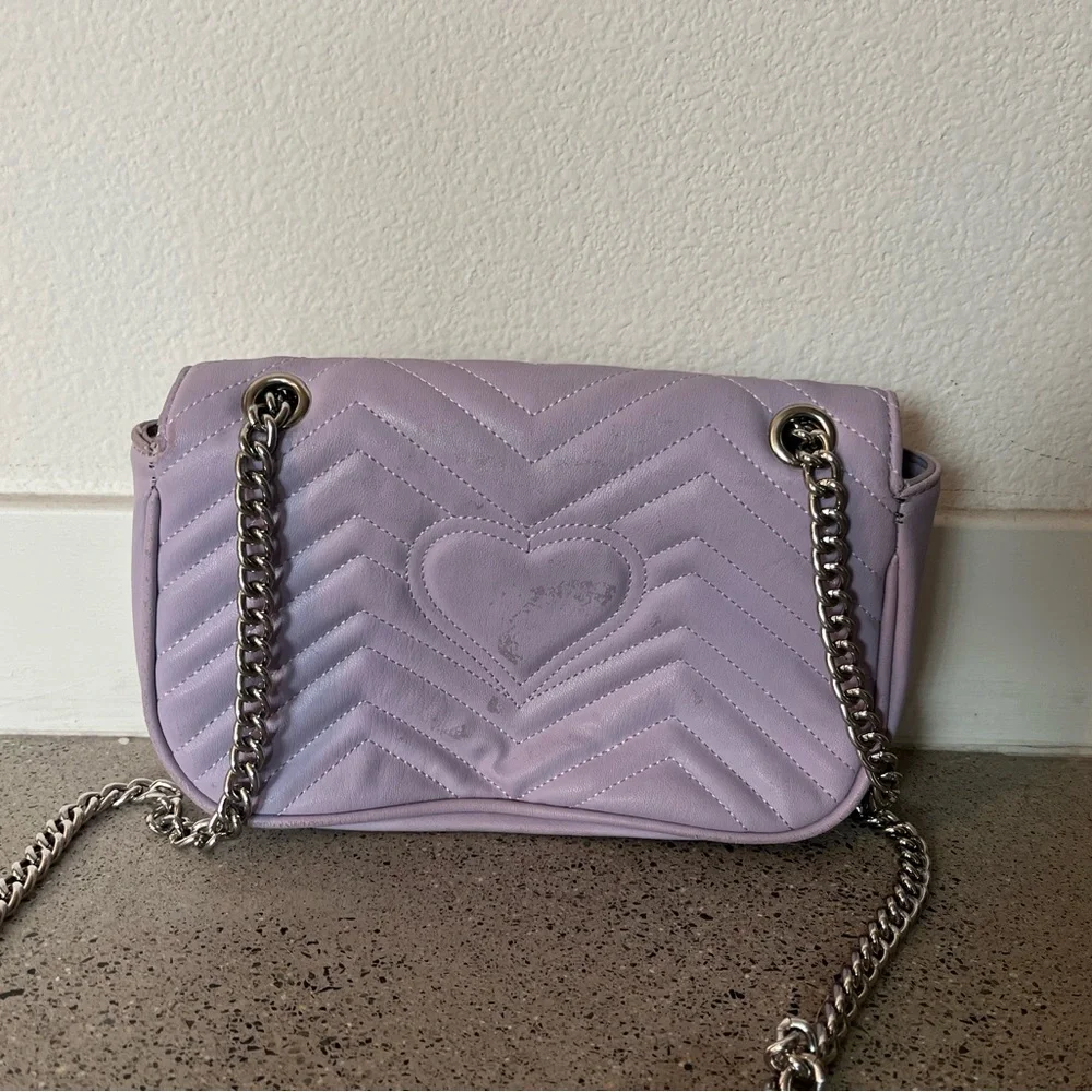 Lavender Purple Crossbody Purse - Picture 2 of 6